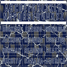 Charger l'image dans la galerie, Custom Navy Silver Lightning Sublimation Soccer Uniform Jersey