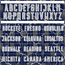 Laden Sie das Bild in den Galerie-Viewer, Custom Navy Gray-White Lightning Sublimation Soccer Uniform Jersey