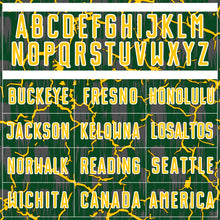 Charger l'image dans la galerie, Custom Green Yellow-White Lightning Sublimation Soccer Uniform Jersey