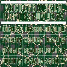 Load image into Gallery viewer, Custom Green Cream Lightning Sublimation Soccer Uniform Jersey