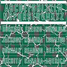 Charger l'image dans la galerie, Custom Kelly Green White Lightning Sublimation Soccer Uniform Jersey