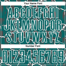 Load image into Gallery viewer, Custom Teal White Lightning Sublimation Soccer Uniform Jersey