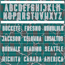 Charger l'image dans la galerie, Custom Teal Gray-White Lightning Sublimation Soccer Uniform Jersey