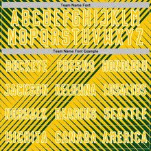 Charger l'image dans la galerie, Custom Green Yellow-White Line Sublimation Soccer Uniform Jersey