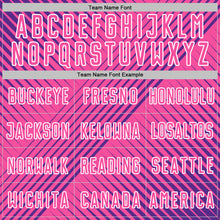 Загрузить изображение в средство просмотра галереи, Custom Purple Pink-White Line Sublimation Soccer Uniform Jersey