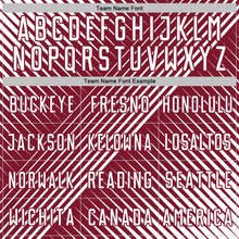 Load image into Gallery viewer, Custom White Crimson Line Sublimation Soccer Uniform Jersey