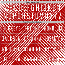 Load image into Gallery viewer, Custom White Red Line Sublimation Soccer Uniform Jersey