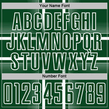 Charger l'image dans la galerie, Custom Green White Lines Sublimation Soccer Uniform Jersey