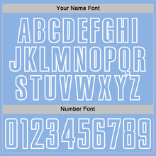 Laden Sie das Bild in den Galerie-Viewer, Custom Navy Light Blue-White Geometric Shape Sublimation Soccer Uniform Jersey