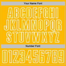 Загрузить изображение в средство просмотра галереи, Custom Kelly Green Gold-White Geometric Shape Sublimation Soccer Uniform Jersey