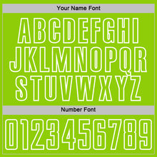 Загрузить изображение в средство просмотра галереи, Custom Purple Neon Green-White Geometric Shape Sublimation Soccer Uniform Jersey