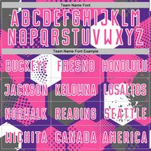 Load image into Gallery viewer, Custom Purple Pink-White Geometric Shape Sublimation Soccer Uniform Jersey