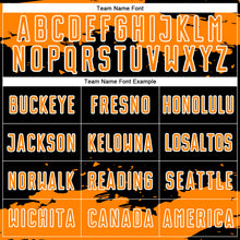 Загрузить изображение в средство просмотра галереи, Custom Black Bay Orange-White Abstract Fragment Art Sublimation Soccer Uniform Jersey