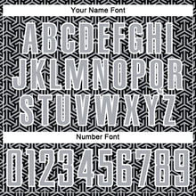 Laden Sie das Bild in den Galerie-Viewer, Custom Black Gray-White Geometric Arrow Sublimation Soccer Uniform Jersey