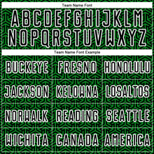 Charger l'image dans la galerie, Custom Black Grass Green-White Geometric Arrow Sublimation Soccer Uniform Jersey