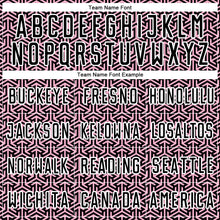 Load image into Gallery viewer, Custom Black Light Pink-White Geometric Arrow Sublimation Soccer Uniform Jersey