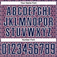 Charger l'image dans la galerie, Custom Navy Medium Pink-White Geometric Arrow Sublimation Soccer Uniform Jersey