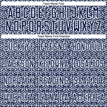 Charger l'image dans la galerie, Custom Navy Silver-White Geometric Arrow Sublimation Soccer Uniform Jersey