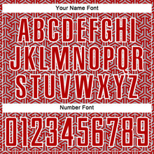 Charger l'image dans la galerie, Custom Red Gray-White Geometric Arrow Sublimation Soccer Uniform Jersey