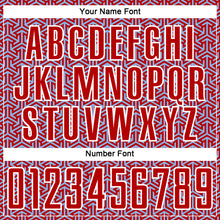 Charger l'image dans la galerie, Custom Red Light Blue-White Geometric Arrow Sublimation Soccer Uniform Jersey