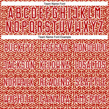 Charger l'image dans la galerie, Custom Red Cream-White Geometric Arrow Sublimation Soccer Uniform Jersey