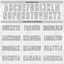 Load image into Gallery viewer, Custom White Steel Gray Geometric Shape Sports Sublimation Soccer Uniform Jersey