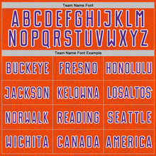 Load image into Gallery viewer, Custom Orange Purple-White Geometric Shape Sports Sublimation Soccer Uniform Jersey