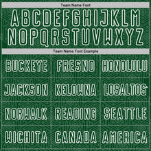 Загрузить изображение в средство просмотра галереи, Custom Green White Geometric Shape Sports Sublimation Soccer Uniform Jersey