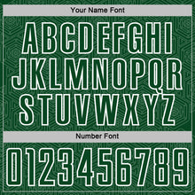 Загрузить изображение в средство просмотра галереи, Custom Green White Geometric Shape Sports Sublimation Soccer Uniform Jersey