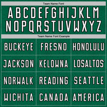 Load image into Gallery viewer, Custom Kelly Green White-Black Geometric Shape Sports Sublimation Soccer Uniform Jersey