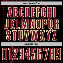 Load image into Gallery viewer, Custom Black Crimson-Cream Lightning Sports Sublimation Soccer Uniform Jersey