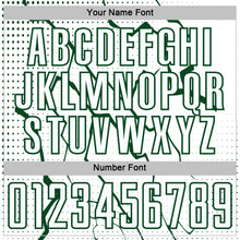 Load image into Gallery viewer, Custom White Green Lightning Sports Sublimation Soccer Uniform Jersey