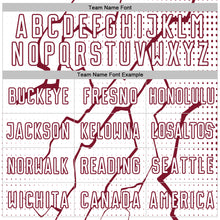 Load image into Gallery viewer, Custom White Crimson Lightning Sports Sublimation Soccer Uniform Jersey