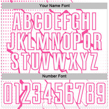 Load image into Gallery viewer, Custom White Pink Lightning Sports Sublimation Soccer Uniform Jersey