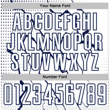 Load image into Gallery viewer, Custom White Navy Lightning Sports Sublimation Soccer Uniform Jersey