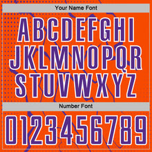 Load image into Gallery viewer, Custom Orange Purple-White Lightning Sports Sublimation Soccer Uniform Jersey