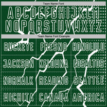 Загрузить изображение в средство просмотра галереи, Custom Green White Lightning Sports Sublimation Soccer Uniform Jersey