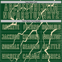 Загрузить изображение в средство просмотра галереи, Custom Green Cream Lightning Sports Sublimation Soccer Uniform Jersey