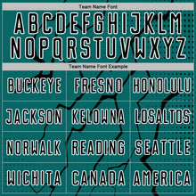 Load image into Gallery viewer, Custom Teal Black-White Lightning Sports Sublimation Soccer Uniform Jersey