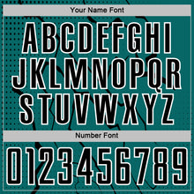 Load image into Gallery viewer, Custom Teal Black-White Lightning Sports Sublimation Soccer Uniform Jersey