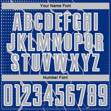 Charger l'image dans la galerie, Custom Royal Gray-White Lightning Sports Sublimation Soccer Uniform Jersey