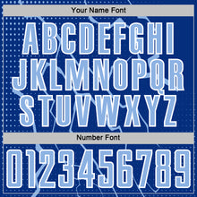 Charger l'image dans la galerie, Custom Royal Light Blue-White Lightning Sports Sublimation Soccer Uniform Jersey