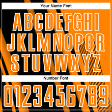 Load image into Gallery viewer, Custom Bay Orange Black-White Lines Sports Sublimation Soccer Uniform Jersey