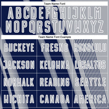 Charger l'image dans la galerie, Custom Gray Navy-White Lines Sports Sublimation Soccer Uniform Jersey