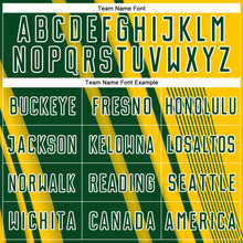 Charger l'image dans la galerie, Custom Yellow Green-White Lines Sports Sublimation Soccer Uniform Jersey