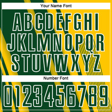 Charger l'image dans la galerie, Custom Yellow Green-White Lines Sports Sublimation Soccer Uniform Jersey