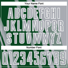 Charger l'image dans la galerie, Custom Gray Green-White Lines Sports Sublimation Soccer Uniform Jersey