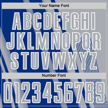 Charger l'image dans la galerie, Custom Gray Royal-White Lines Sports Sublimation Soccer Uniform Jersey