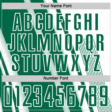 Загрузить изображение в средство просмотра галереи, Custom White Kelly Green Lines Sports Sublimation Soccer Uniform Jersey