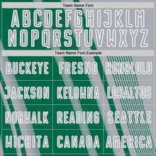 Charger l'image dans la galerie, Custom Gray Kelly Green-White Lines Sports Sublimation Soccer Uniform Jersey